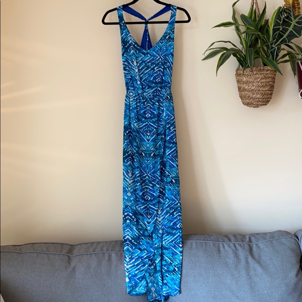 Flowy Tulip Skirt Maxi Dress